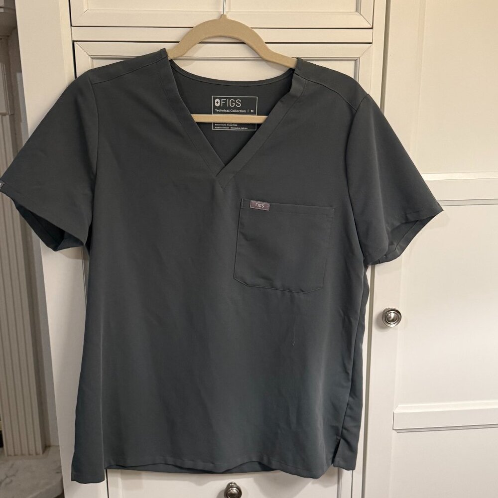 FIGS Bonsai Limited Color Catarina One-Pocket Scrub Top MED